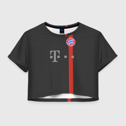 Женская футболка Crop-top 3D Bayern Munchen Байерн Мюнхен
