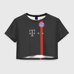 Женская футболка Crop-top 3D Bayern Munchen Байерн Мюнхен