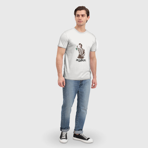 Мужская футболка 3D Элджей, цвет 3D печать - фото 5