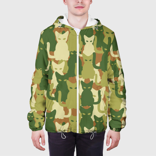 Мужская куртка 3D Камуфляж, цвет 3D печать - фото 4