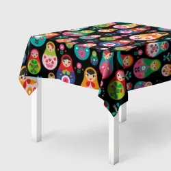 Скатерть 3D Матрешки