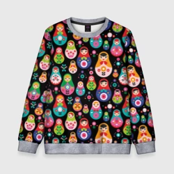 Детский свитшот 3D Матрешки
