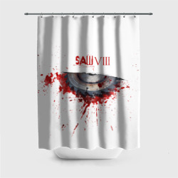 Штора 3D для ванной Saw VIII