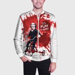 Мужской бомбер 3D Billy на велосипеде - do you wanna play - фото 2