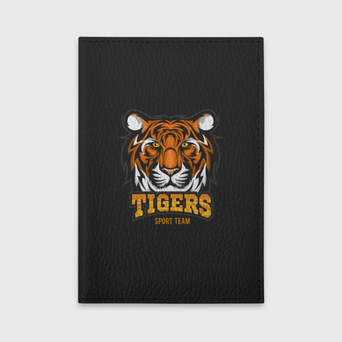 Обложка для автодокументов TIGERS(SPORT TEAM), цвет черный