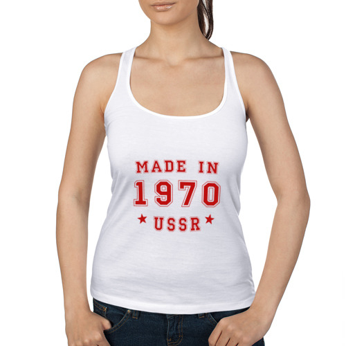 Женская майка борцовка Made in USSR Фото 01 Женская майка борцовка Made in USSR Фото 01