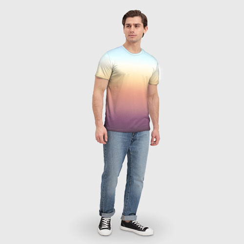 Мужская футболка 3D Градиент 2 - фото 5