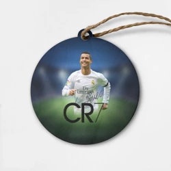 Деревянная игрушка круг Криштиану Роналду #3