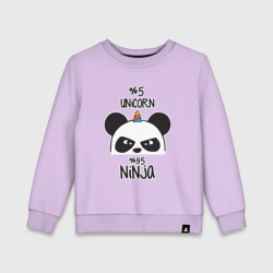 Детский свитшот хлопок Unicorn ninja