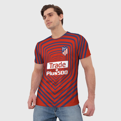 Мужская футболка 3D Atletico Madrid Original #2, цвет 3D печать - фото 3