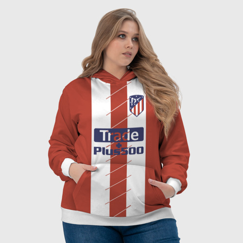 Женская толстовка 3D Atletico Madrid Original #3, цвет 3D печать - фото 6