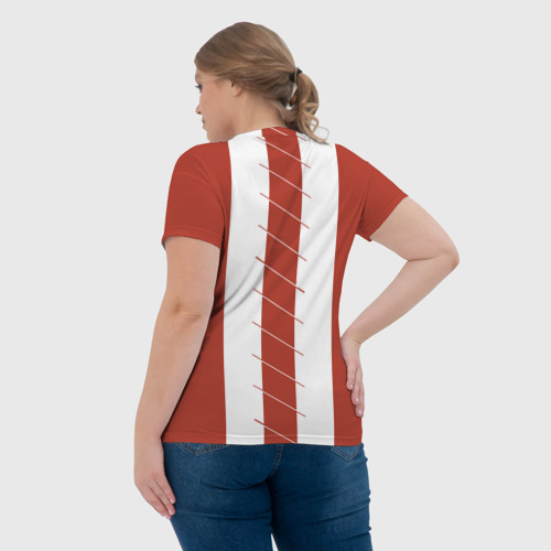 Женская футболка 3D Atletico Madrid Original #3, цвет 3D печать - фото 7