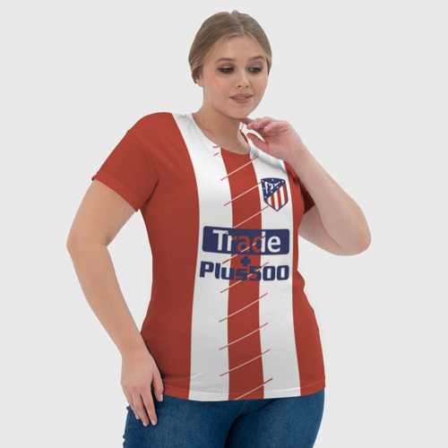 Женская футболка 3D Atletico Madrid Original #3, цвет 3D печать - фото 6