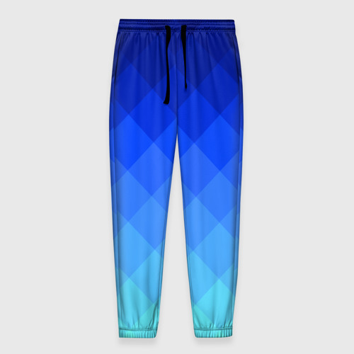 Мужские брюки 3D Blue geometria