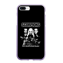 Чехол для iPhone 7Plus/8 Plus матовый Группа Scorpions