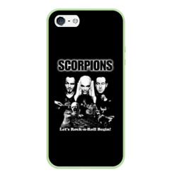Чехол для iPhone 5/5S матовый Группа Scorpions
