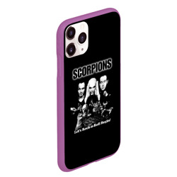 Чехол для iPhone 11 Pro Max матовый Группа Scorpions - фото 2