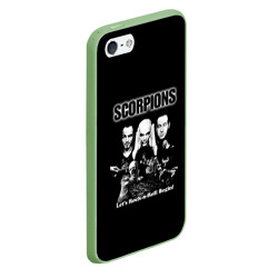 Чехол для iPhone 5/5S матовый Группа Scorpions - фото 2