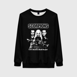 Женский свитшот 3D Группа Scorpions