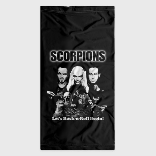 Бандана-труба 3D Группа Scorpions, цвет 3D печать - фото 7