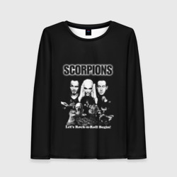 Женский лонгслив 3D Группа Scorpions