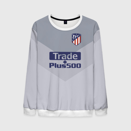 Мужской свитшот 3D Atletico Madrid Original #9, цвет белый