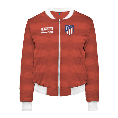 Женский бомбер 3D Atletico Madrid Original #10, цвет белый