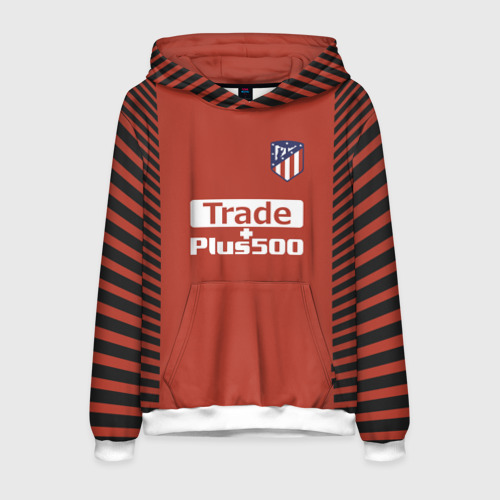 Мужская толстовка 3D Atletico Madrid Original #12, цвет белый