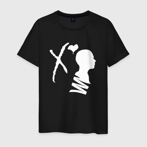 Мужская футболка хлопок X Love, цвет черный
