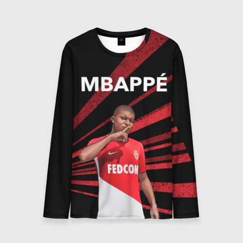 Мужской лонгслив 3D Kylian Mbappe