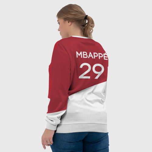 Женский свитшот 3D Kylian Mbappe, цвет 3D печать - фото 7