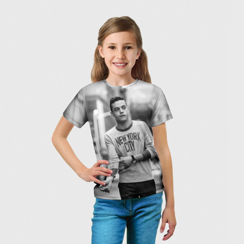 Детская футболка 3D Rami Malek, цвет 3D печать - фото 5
