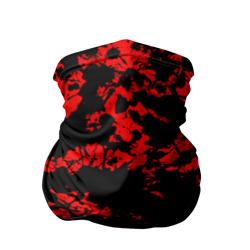 Бандана-труба 3D Красные краски