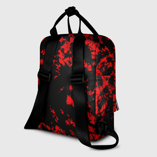 Женский рюкзак 3D Красные краски - фото 5