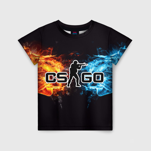 Детская футболка 3D CS GO, цвет 3D печать
