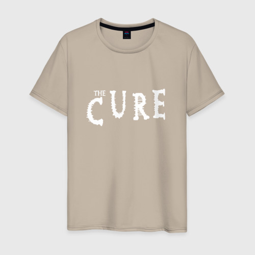 Мужская футболка хлопок The Cure, цвет миндальный