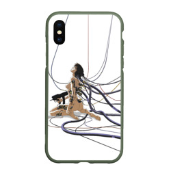 Чехол для iPhone XS Max матовый Ghost in the shell Motoko