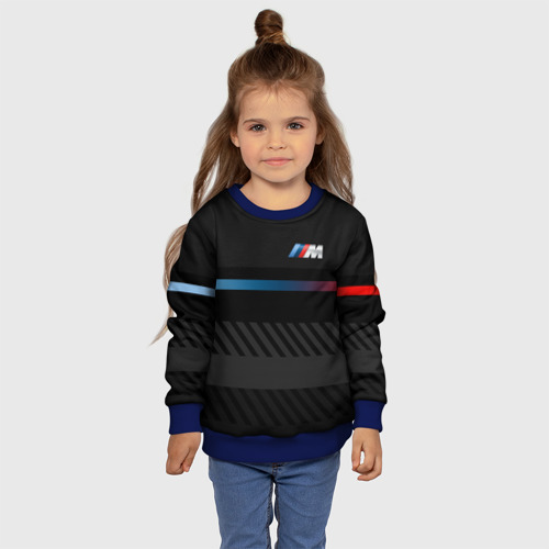 Детский свитшот 3D с принтом BMW brand color, фото #4