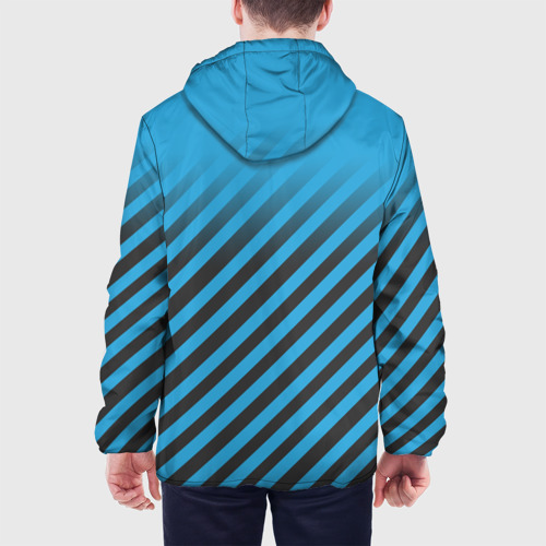 Мужская куртка 3D BMW 2018 Blue Line, цвет 3D печать - фото 5