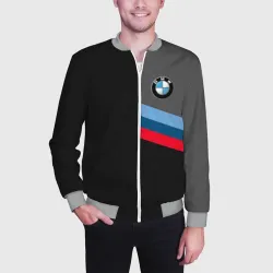 Мужской бомбер 3D BMW БМВ - фото 2