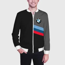 Мужской бомбер 3D BMW БМВ - фото 2