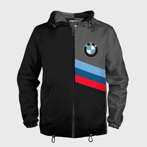 Мужская ветровка 3D BMW Brand Tricolor Фото 01 Мужская ветровка 3D BMW Brand Tricolor Фото 01