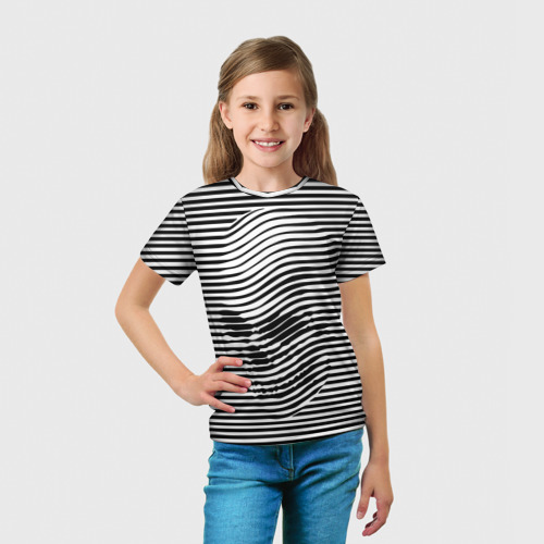 Детская футболка 3D Череп, цвет 3D печать - фото 5