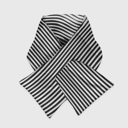 Шарф-пуховик 3D Череп - оптическая иллюзия