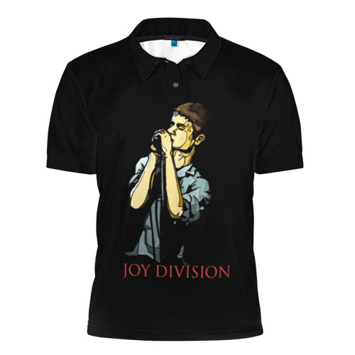 Мужская рубашка поло 3D Joy Division Фото 01 Мужская рубашка поло 3D Joy Division Фото 01