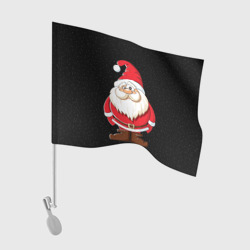 Флаг для автомобиля Санта