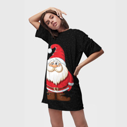 Платье-футболка 3D Санта - фото 2