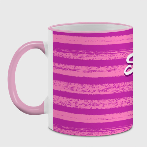 Кружка с полной запечаткой Super mom, цвет Кант розовый - фото 2