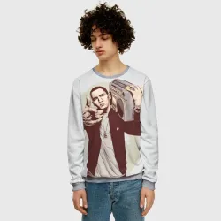 Мужской свитшот 3D Eminem Art - фото 2