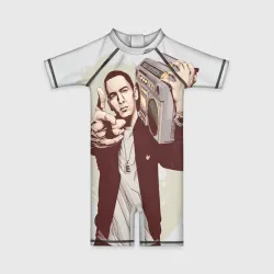 Детский купальный костюм 3D Eminem Art
